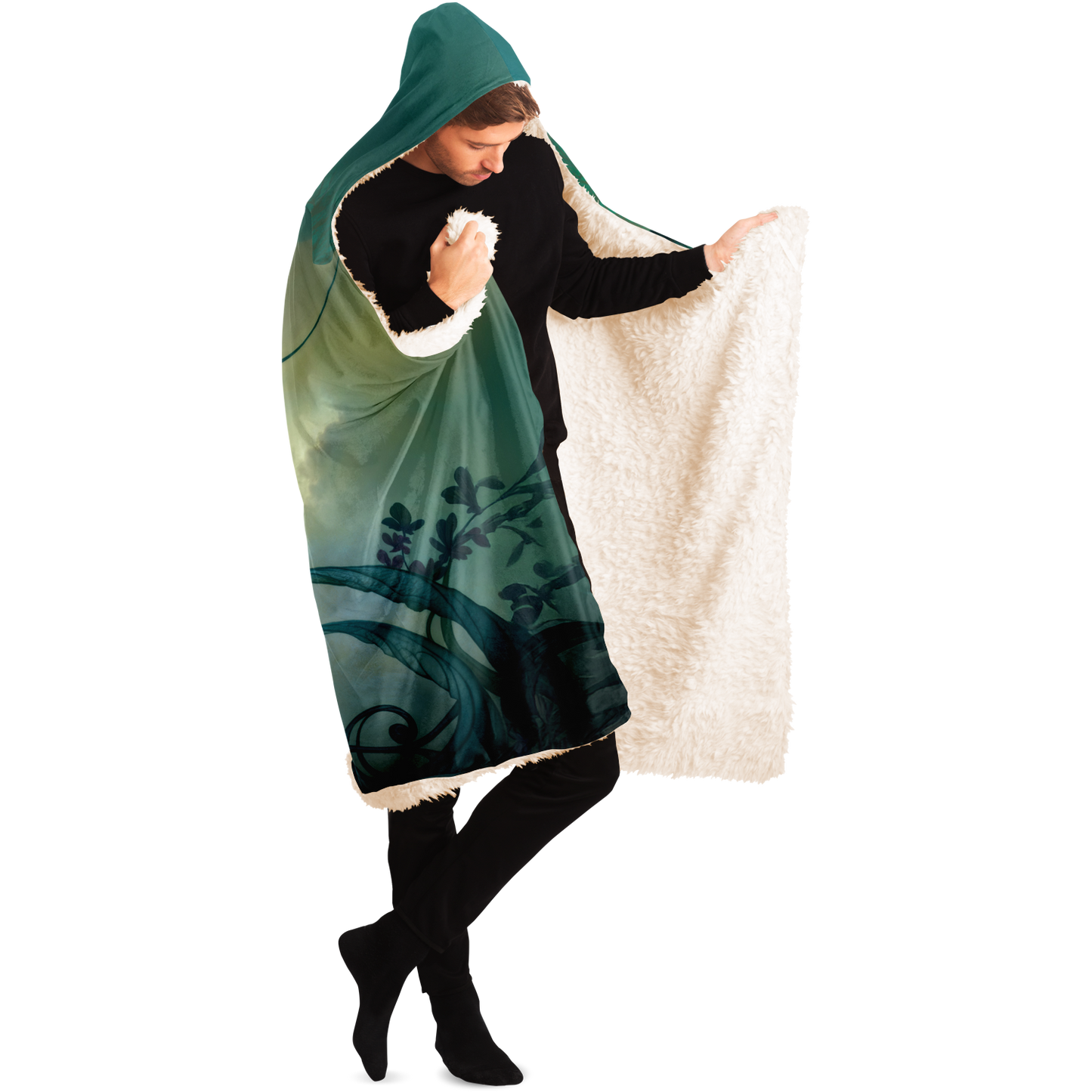 Silent Eyes Hooded Blanket