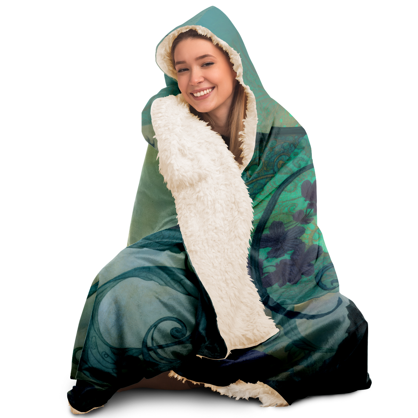 Silent Eyes Hooded Blanket